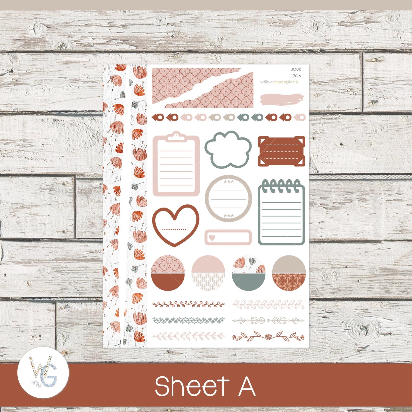 Journaling Stickers • Planner Stickers • JOUR-170