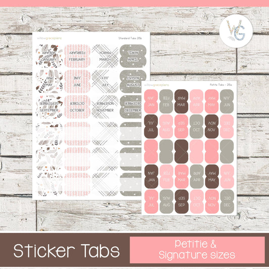 Planner Tabs • Tab Stickers • Planner Stickers • TB-215