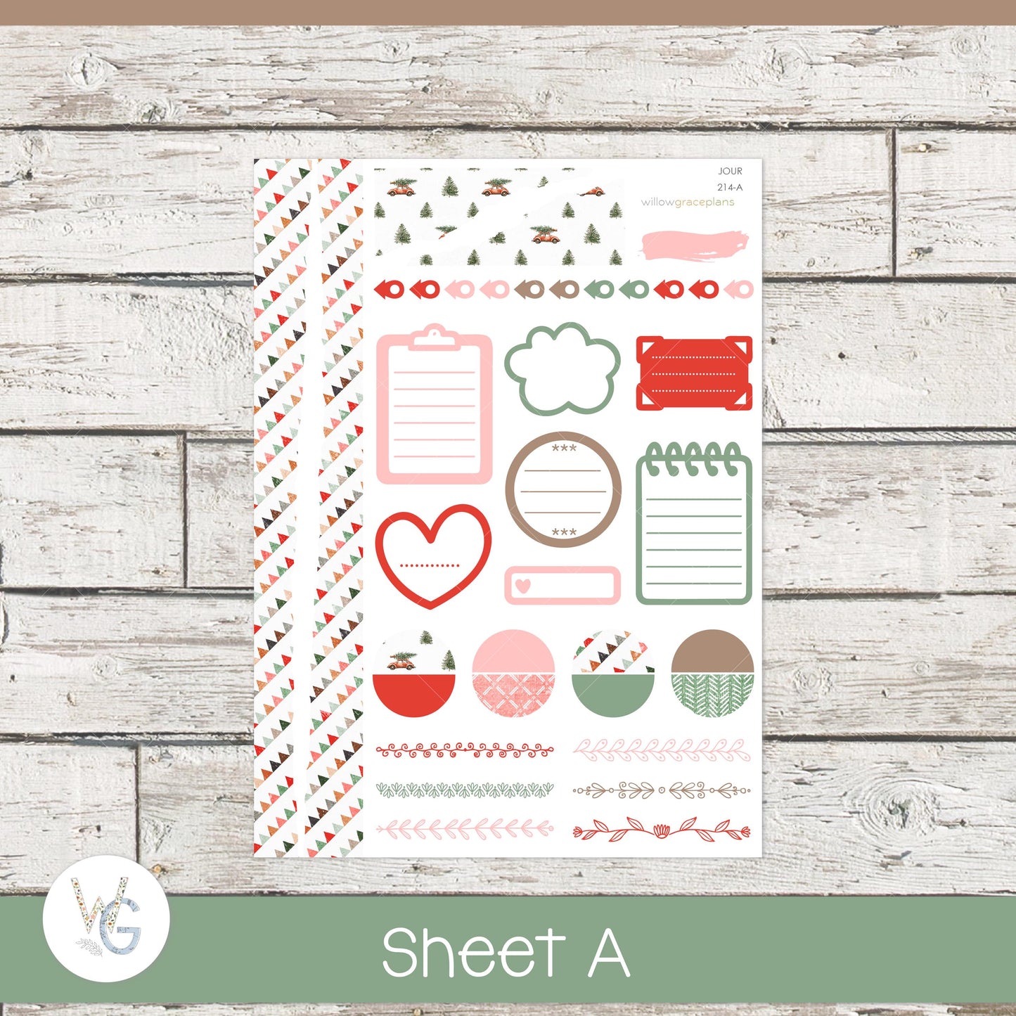 Journaling Stickers • Planner Stickers • JOUR-214