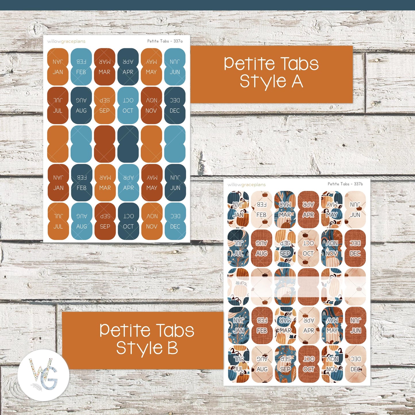 Planner Tabs • Tab Stickers • Planner Stickers • TB-337