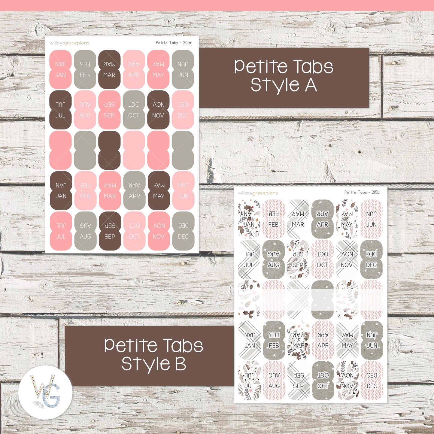 Planner Tabs • Tab Stickers • Planner Stickers • TB-215