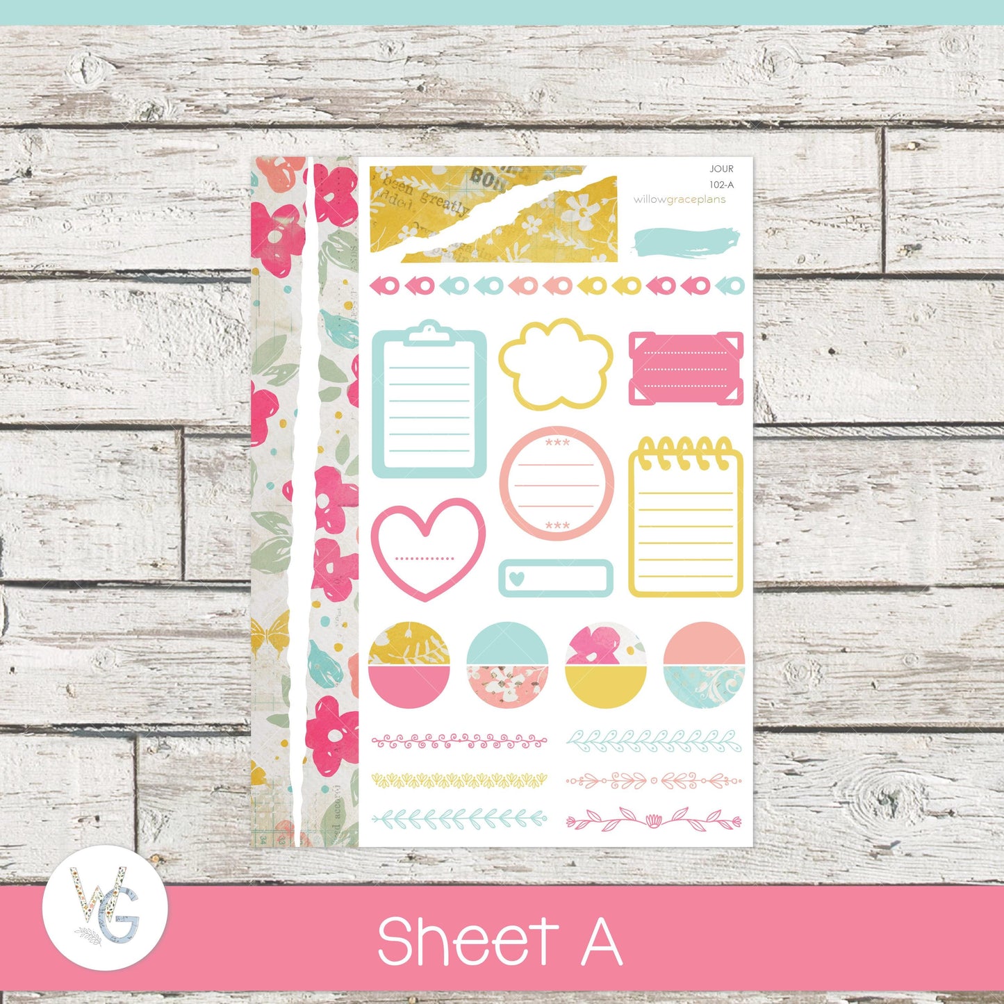 Journaling Stickers • Planner Stickers • JOUR-102