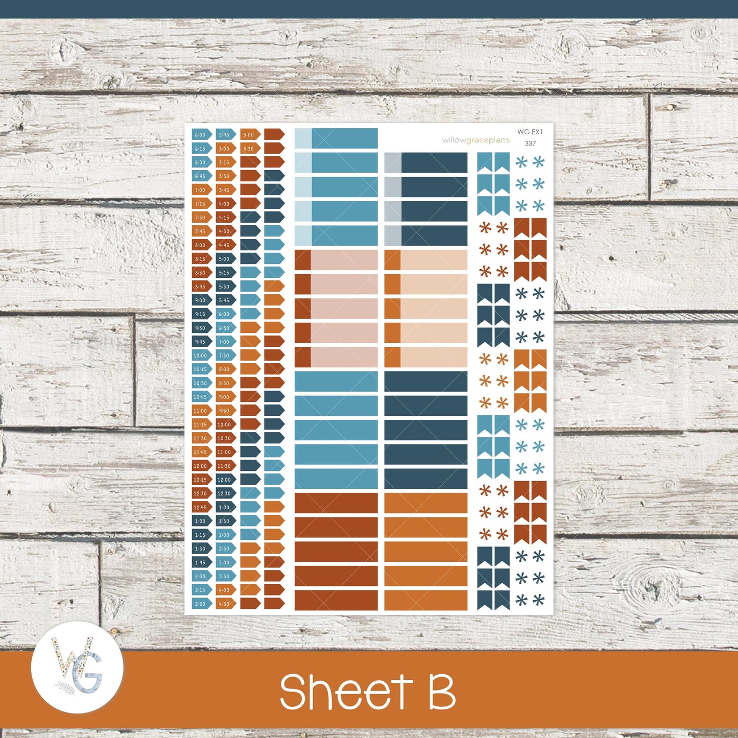 Willow Grace Planner Stickers - Weekly Planner Stickers | WGW-337