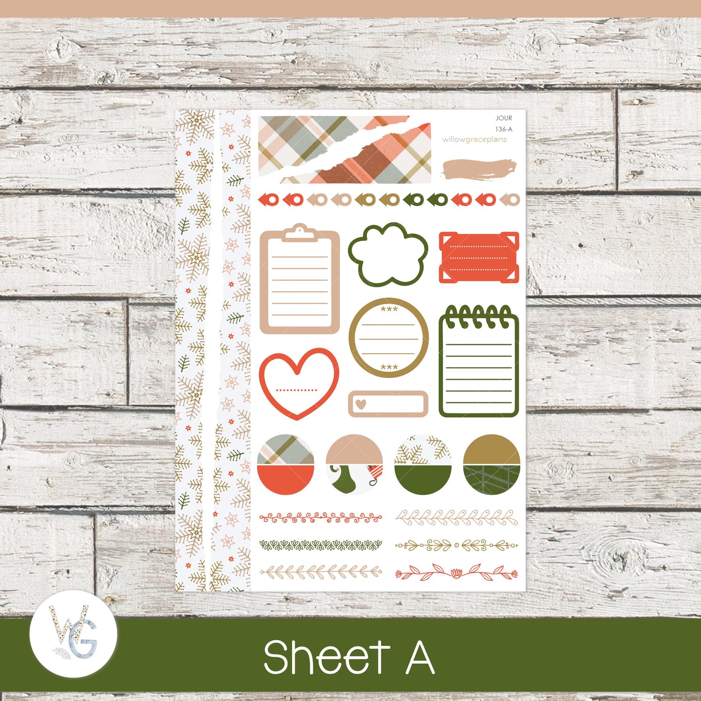 Journaling Stickers • Planner Stickers • JOUR-136