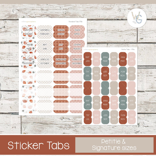 Planner Tabs • Tab Stickers • Planner Stickers • TB-170